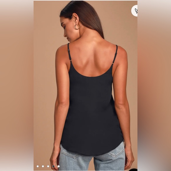 Lulu’s Sweet Fling Black Mesh Top Medium NWOT - Picture 3 of 7